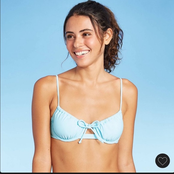 Blue Xhilaration Bikini Top - Picture 2 of 6